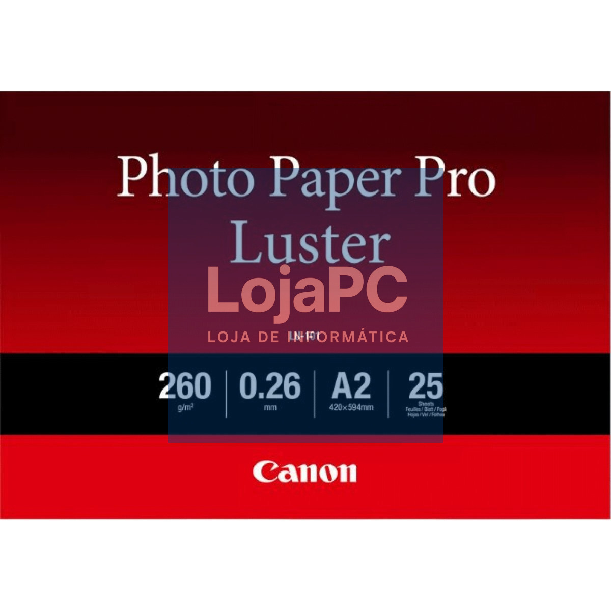 Canon Photo Paper Luster A2 25 sheets