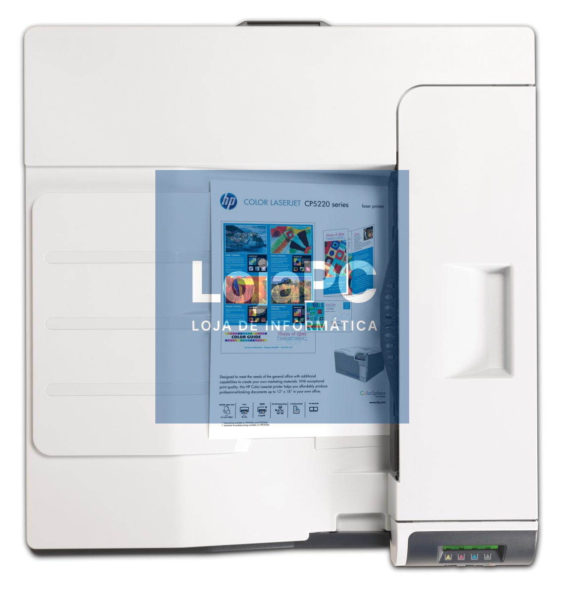 HP Color LaserJet Professional CP5225dn Printer colour Duplex laser A3 600dpi 20ppmmono/20ppmcolour capacity: 350 sheets USB LAN
