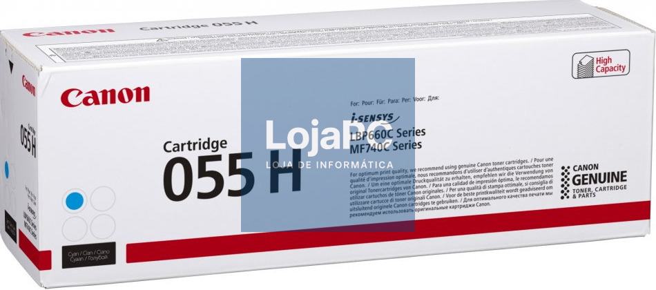 Canon CRG 055H C - Cartridge compativel com: MF740, LBP660
