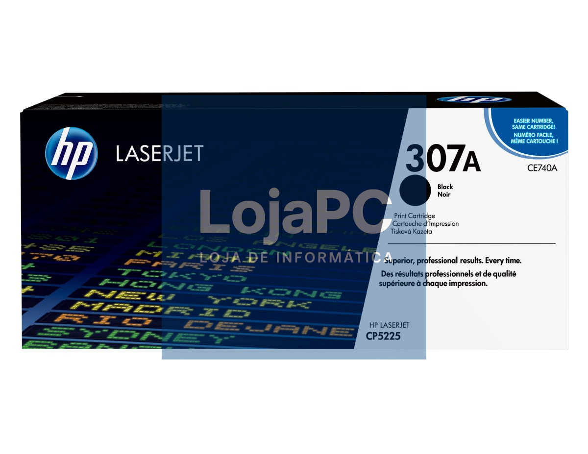 HP original Colour Laserjet CE740A Toner cartridge black standard capacity 7.000 pages 1-pack
