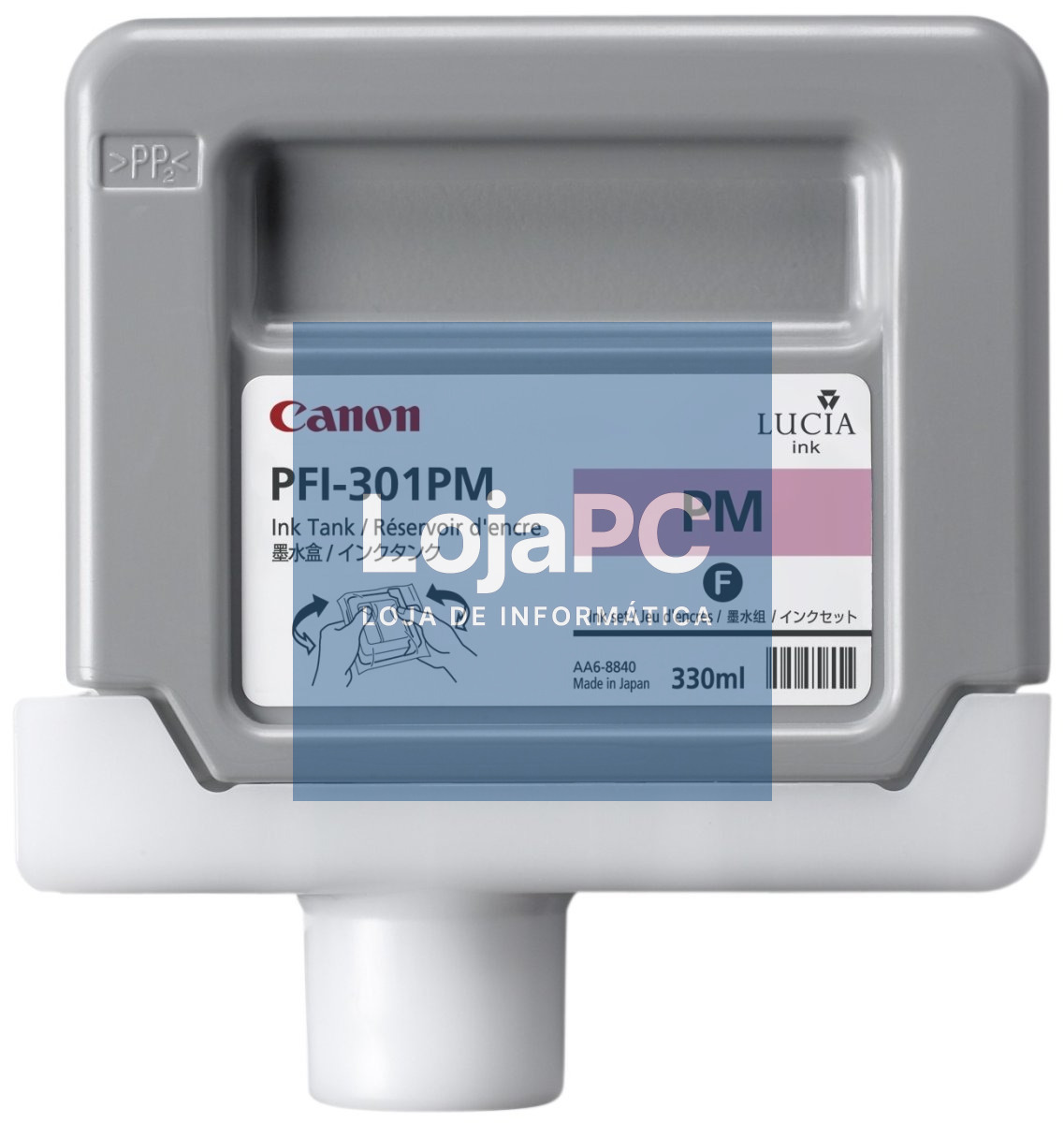 Canon Ink tank ( photo magenta ) PFI-301PM Photo Magenta