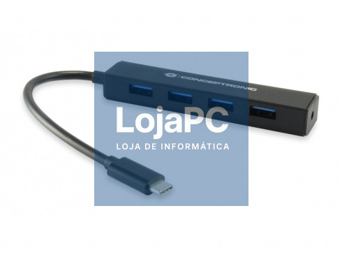 Conceptronic USB 3.1 Type-C to 4-Port USB 3.0 Hub