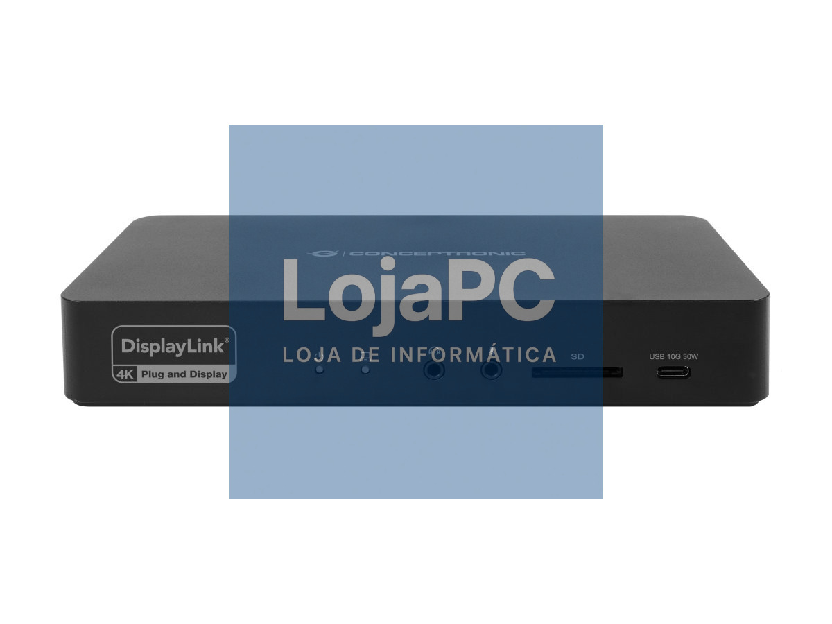 Conceptronic DONN22G 6-in-1 USB4 Docking Station, 40Gbps, 8K 60Hz HDMI, 2.5GbE LAN, USB-A 10Gbps, USB-C 10Gbps, 100W USB PD, Audio