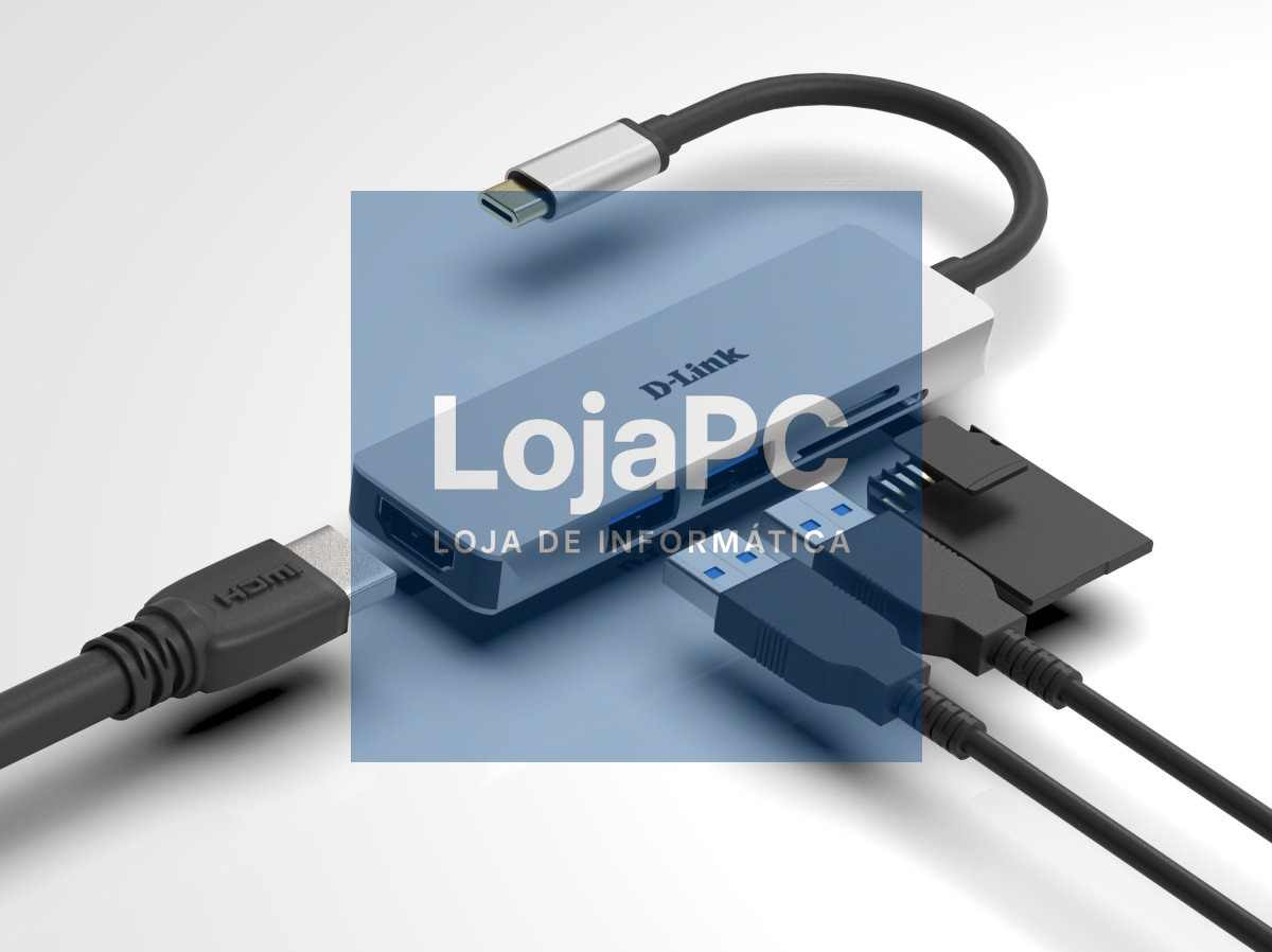 D-Link 5-in-1 USB-C Hub with HDMI and SD/microSD Card Reader
