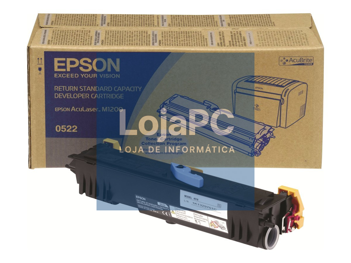 EPSON AcuLaser M1200 toner cartridge black standard capacity 1.800 pages 1-pack return program