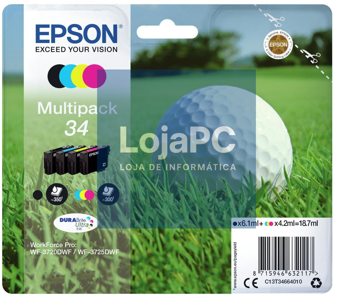 Epson Multipack 4-colours 34 DURABrite Ultra Ink
