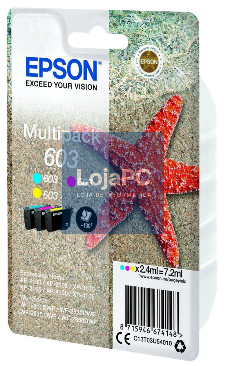 Epson Multipack 3-colours 603 Ink