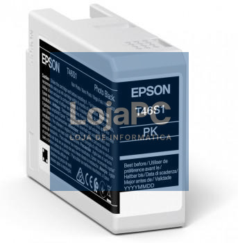 Epson Singlepack Photo Black T46S1 UltraChrome Pro 10 ink 25ml