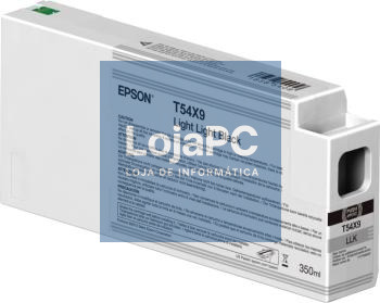 Epson Singlepack Light Light Black T54X900 UltraChrome HDX/HD 350ml <b> Necessário atualizar o firmware do equipamento, consultar site da Epson.</b>