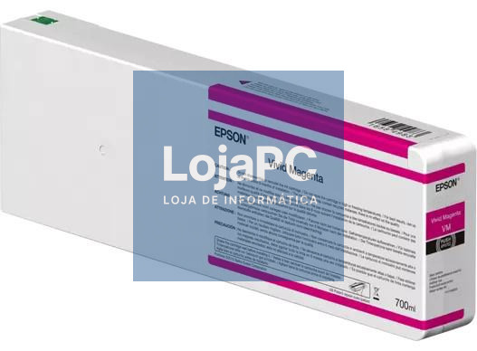 Epson Singlepack Vivid Magenta T55K30N UltraChrome HDX/HD 700ml <b> Necessário atualizar o firmware do equipamento, consultar site da Epson.</b>