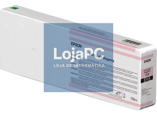 Epson Singlepack Vivid Light Magenta T55K60N UltraChrome HDX/HD 700ml <b> Necessário atualizar o firmware do equipamento, consultar site da Epson.</b>