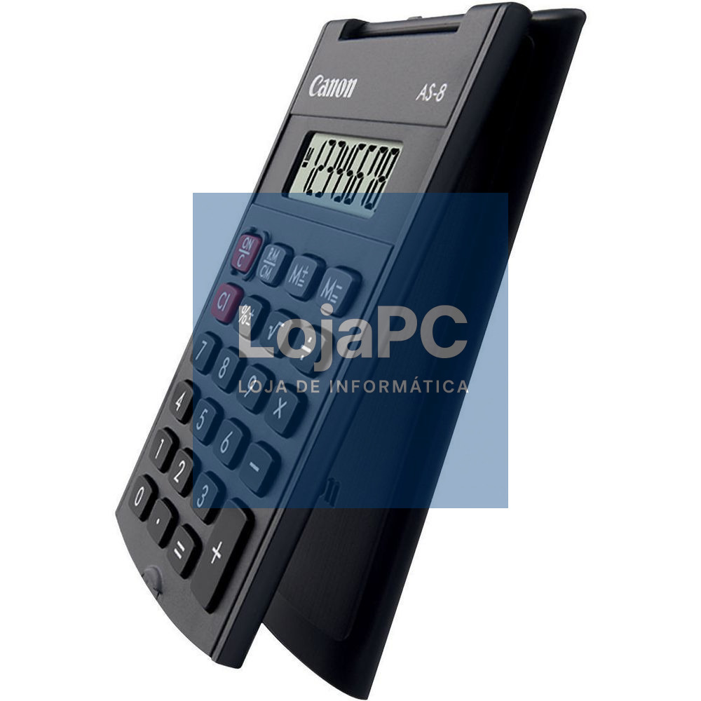 CANON AS-8 Pocket Calculator Gray