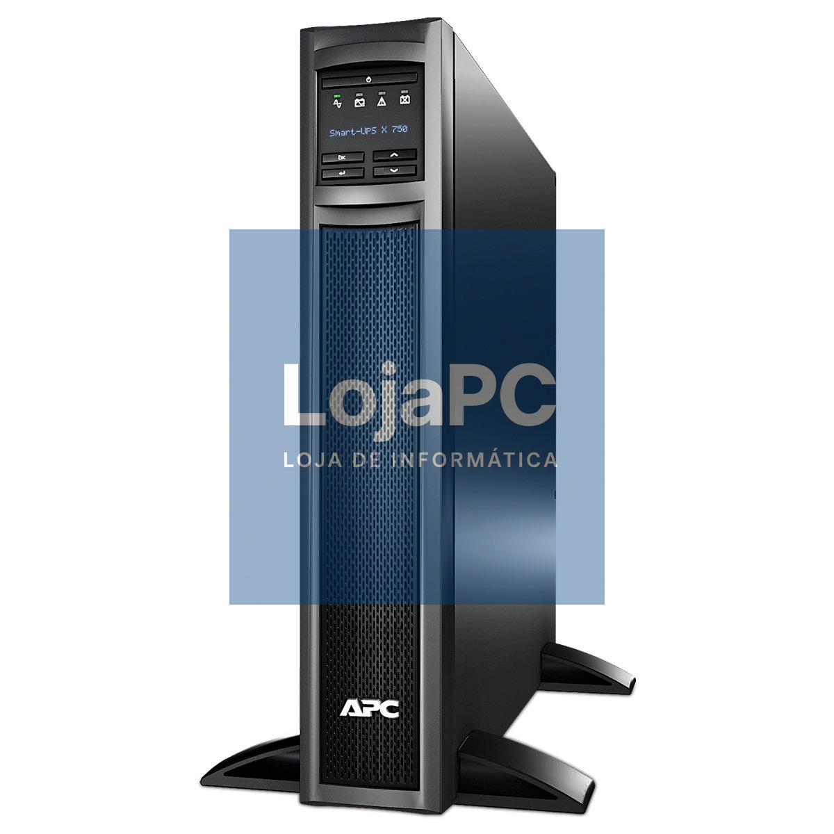 APC Smart-UPS X 750 Rack/Tower LCD UPS rack-mountable AC 230V 600Watt 750VA output connectors 8 2U Black