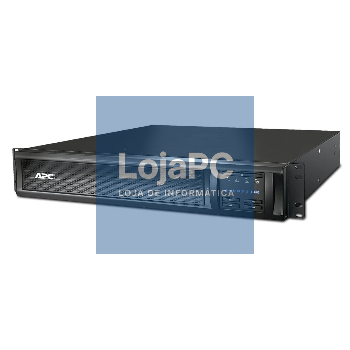 APC Smart-UPS X 1000 Rack/Tower LCD UPS rack-mountable AC 230V 800Watt 1000VA RS-232 USB output connectors 8 2U Black