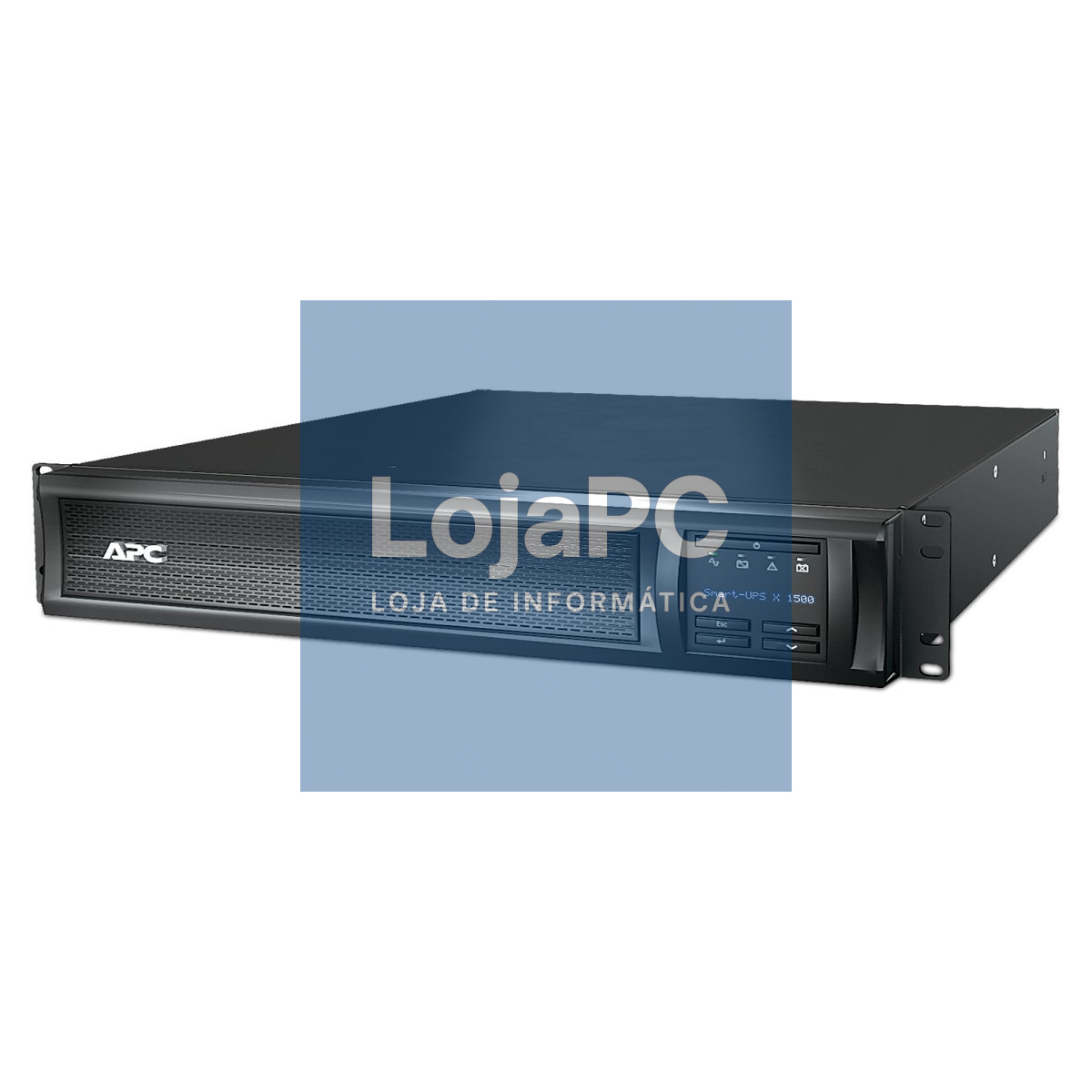 APC Smart-UPS X 1500 Rack/Tower LCD UPS rack-mountable AC 230V 1200Watt 1500VA RS-232 USB output connectors 8 2U Black