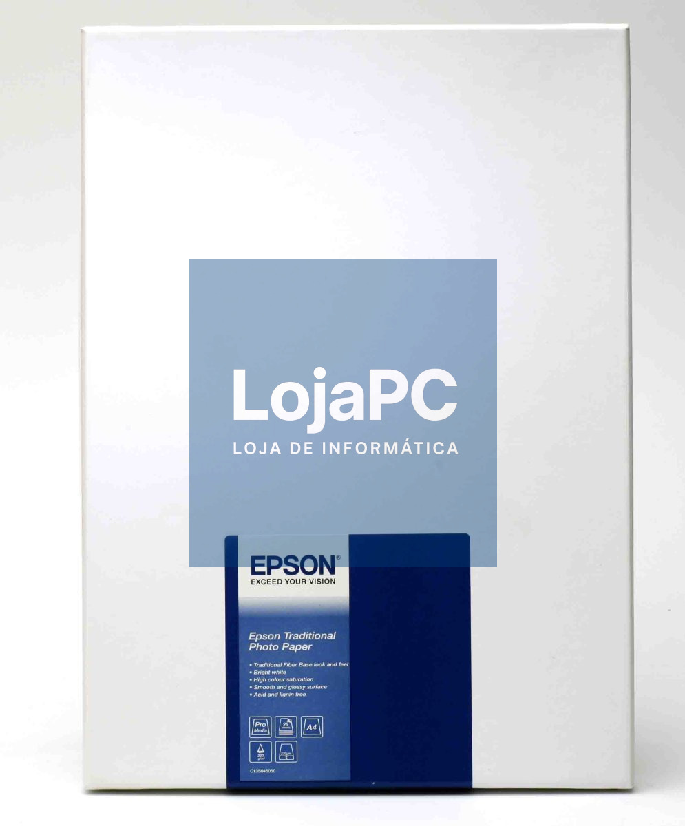 Epson Traditional Photo Paper, DIN A4, 330g/m2, 25 Folhas
