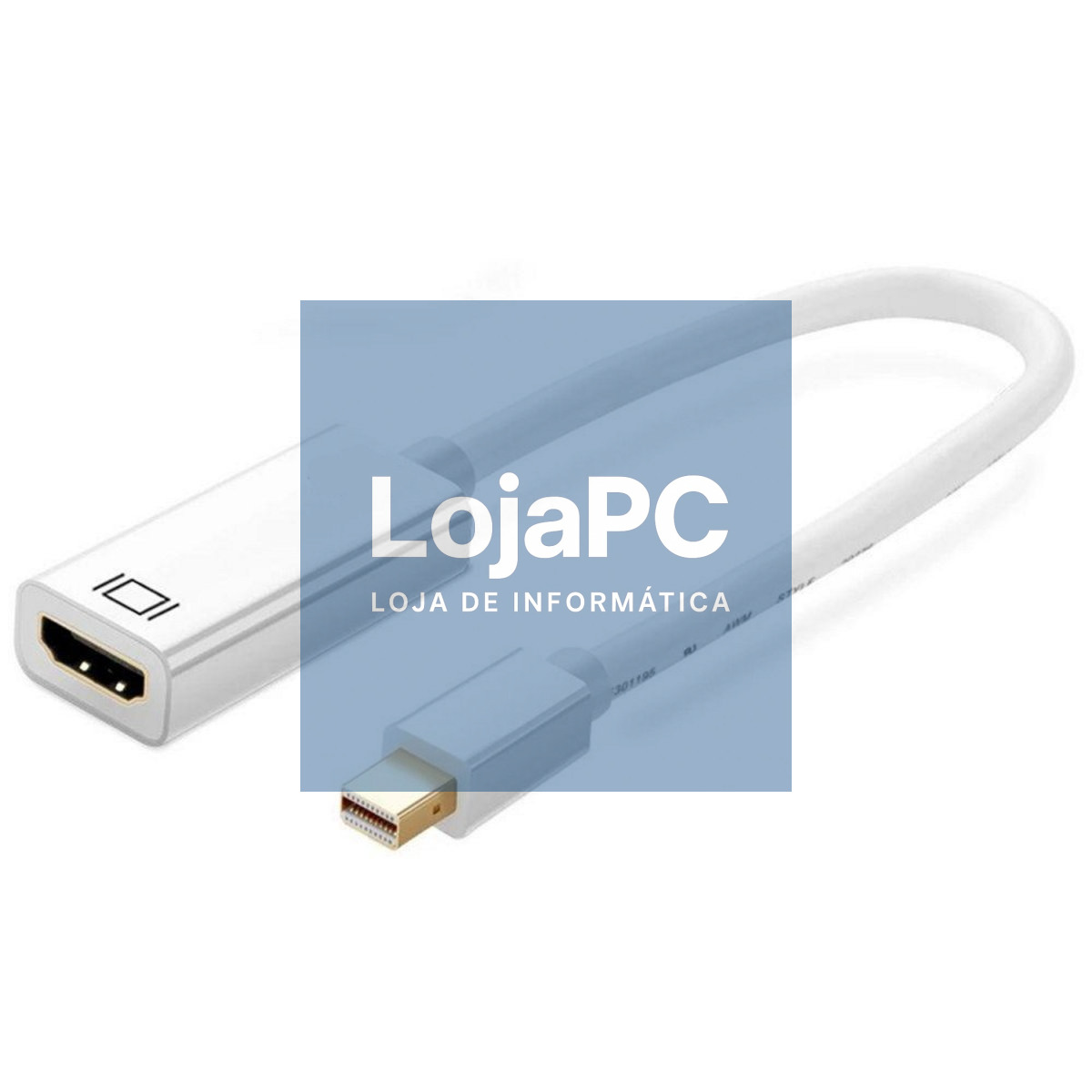 EWENT Mini DP adapter cable, mini DP - HDMI 4k M/F, 0.15m