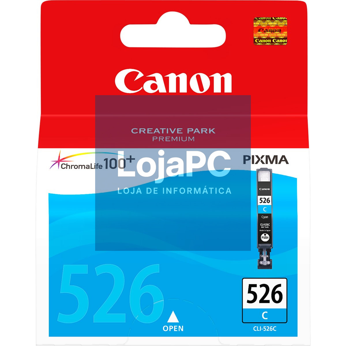 CANON 1LB CLI-526C ink cartridge cyan standard capacity 9ml 530 pages 1-pack