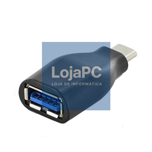 EWENT Adaptador USB3.2 Gen 1, USB C, USB C para USB A, função OTG, aluminio