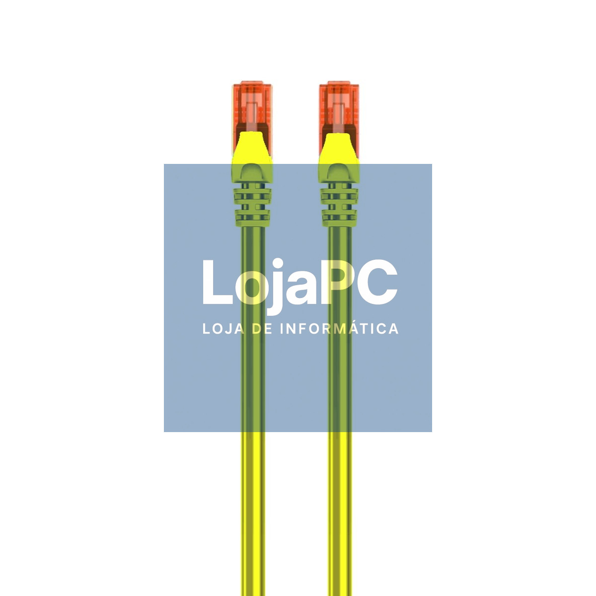 EWENT Cabo de rede Cat.6 U/UTP 1.0m amarelo