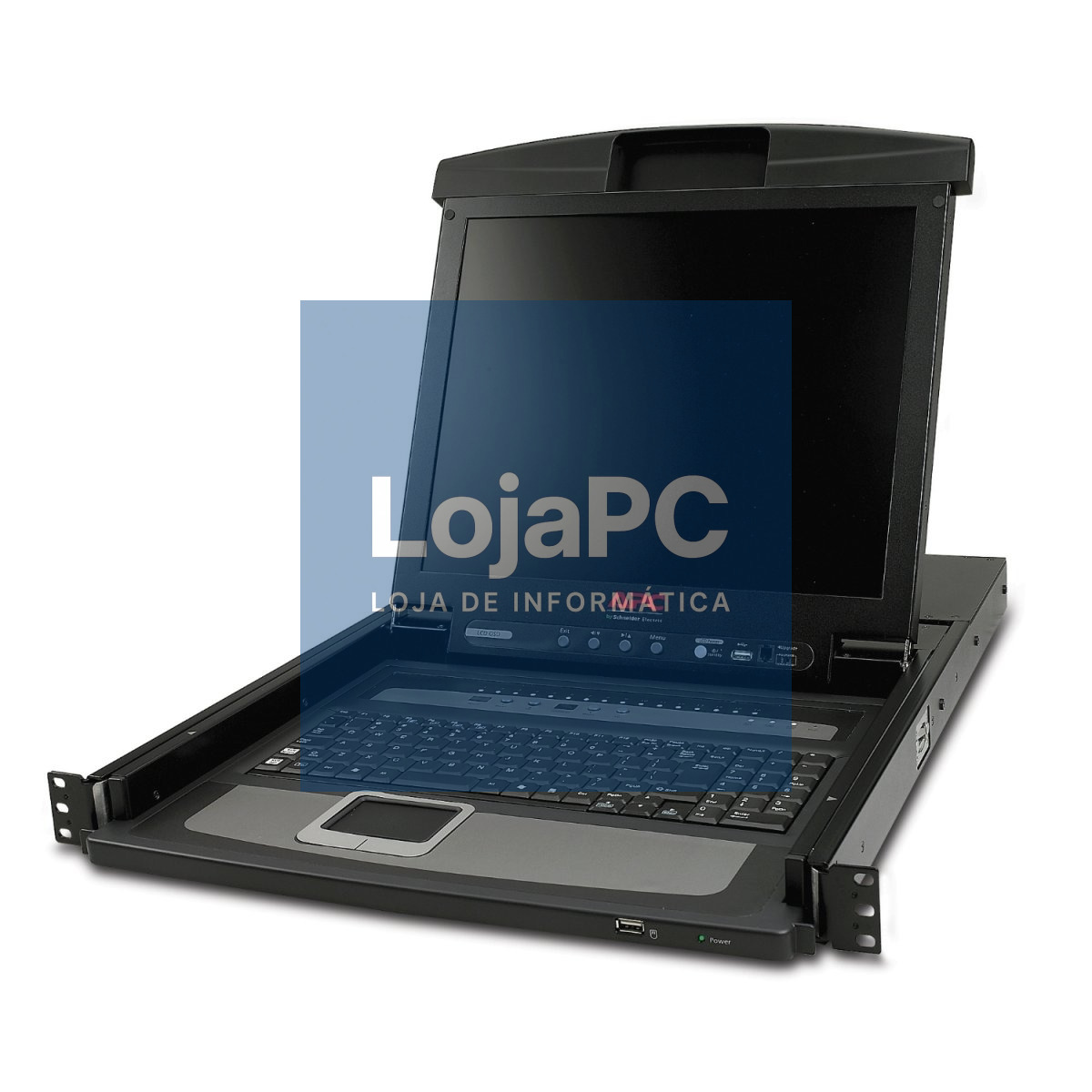 APC 17inch Rack LCD Console with Integrated 16 Port Analog KVM Switch