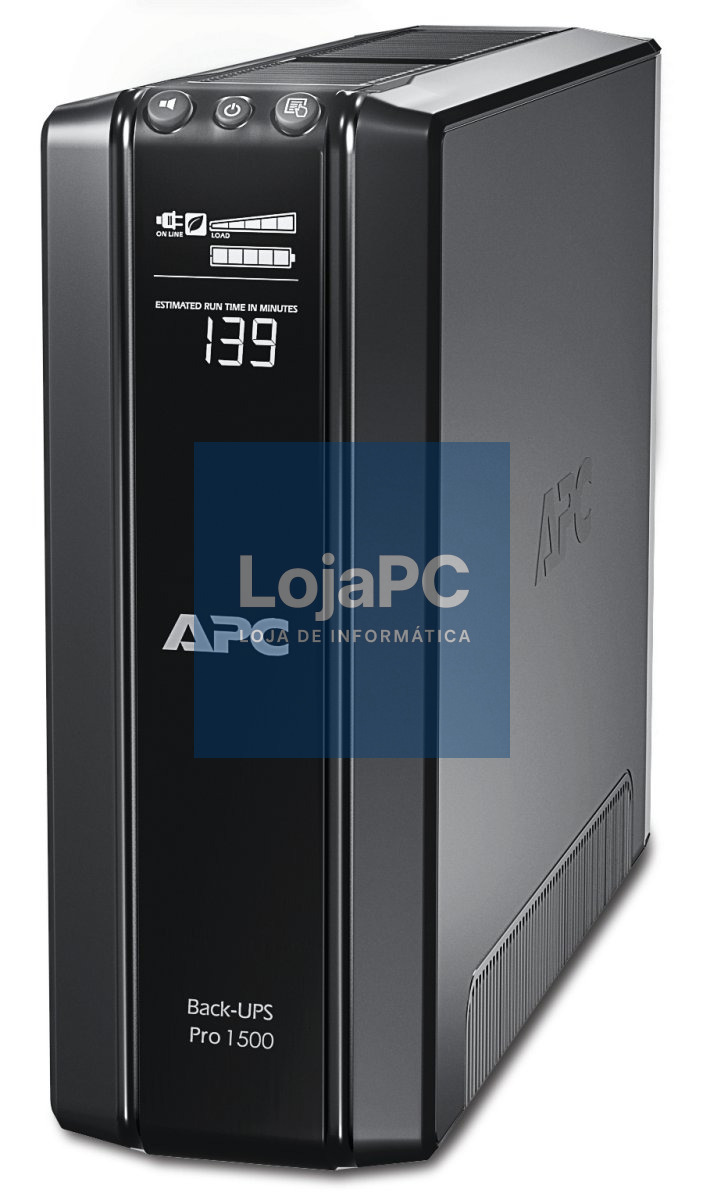 APC Back-UPS Pro 1500 UPS AC 230V 865Watt 1500VA RS-232 USB output connectors 10 Black