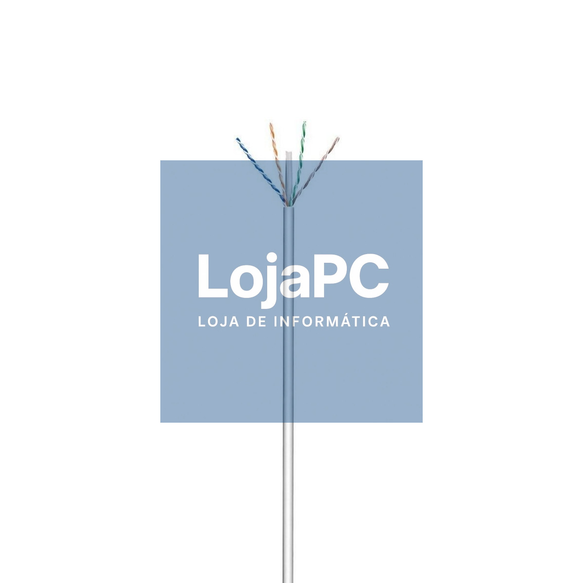 EWENT Bobine de Instalação Cat 6 U/UTP AWG23/1 CCA 305mt. SOLID Jacket: LSZH cinza