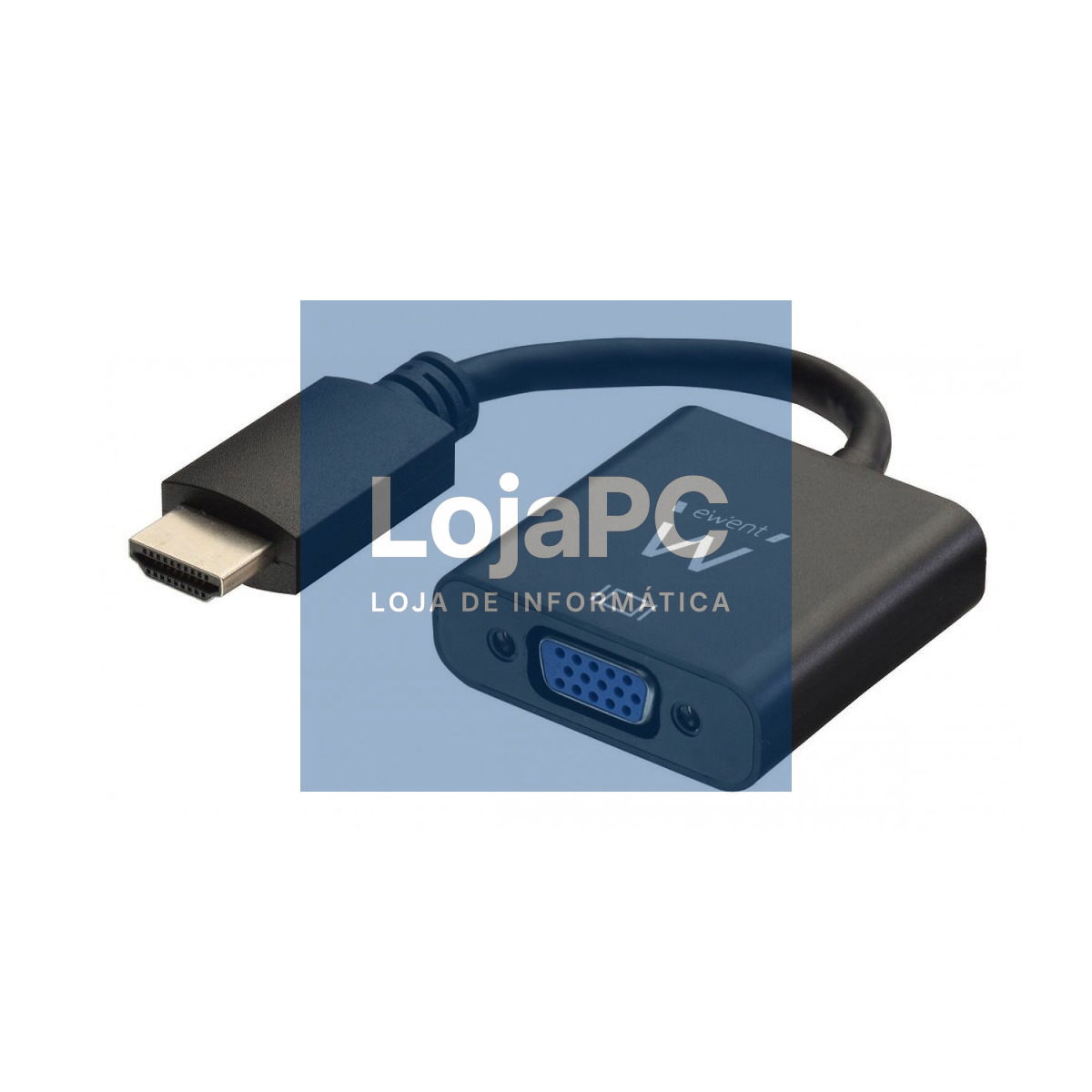 EWENT Conversor HDMI - VGA com audio 0.15m