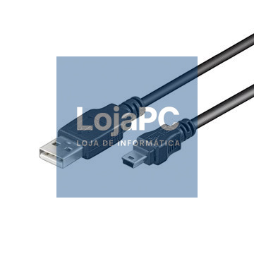 EWENT Cabo USB 2.0 A/M > Mini B/M 1.8m
