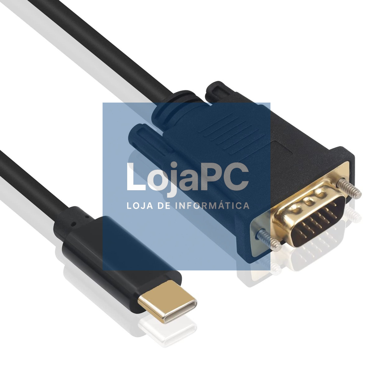 EWENT Cabo Conversor USB Tipo C para VGA 1.8m