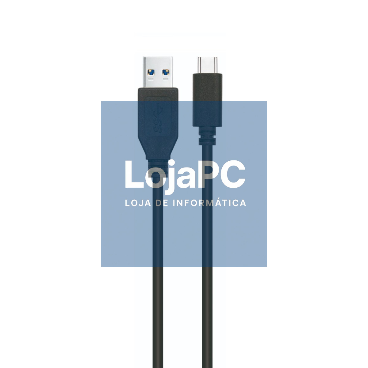 EWENT Cabo USB 3.2 USB-A para USB C, 5Gbps, PD60W, AWG28, 1m