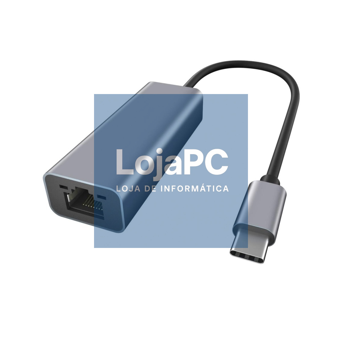 EWENT Adaptador de Rede Gigabit USB C, Aluminio, Space Grey