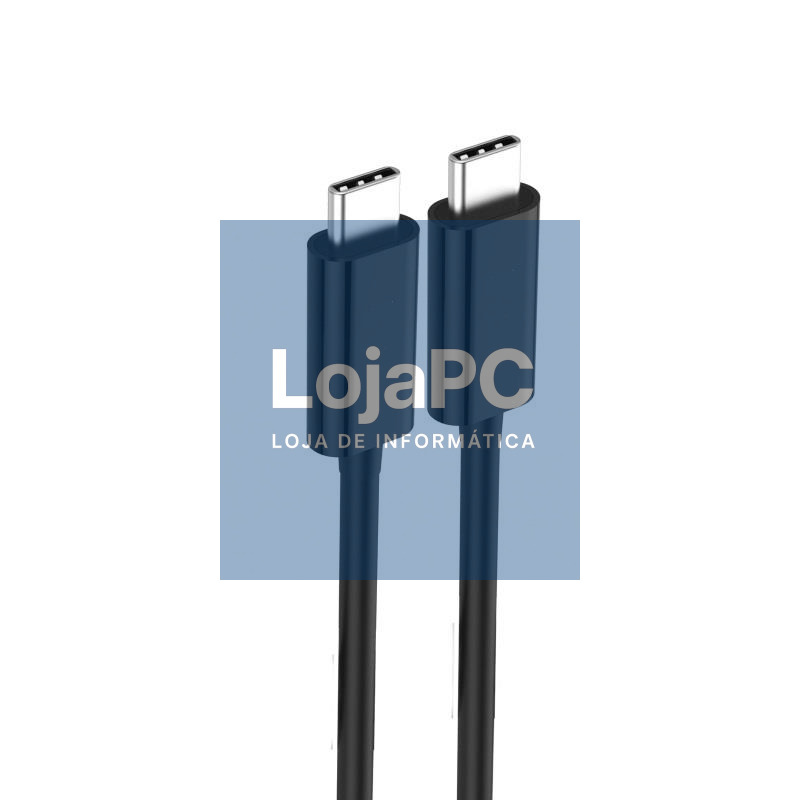 EWENT Cabo USB 2.0 USB C para USB C, AWG22+28, PD60W, 480Mbps, 1m
