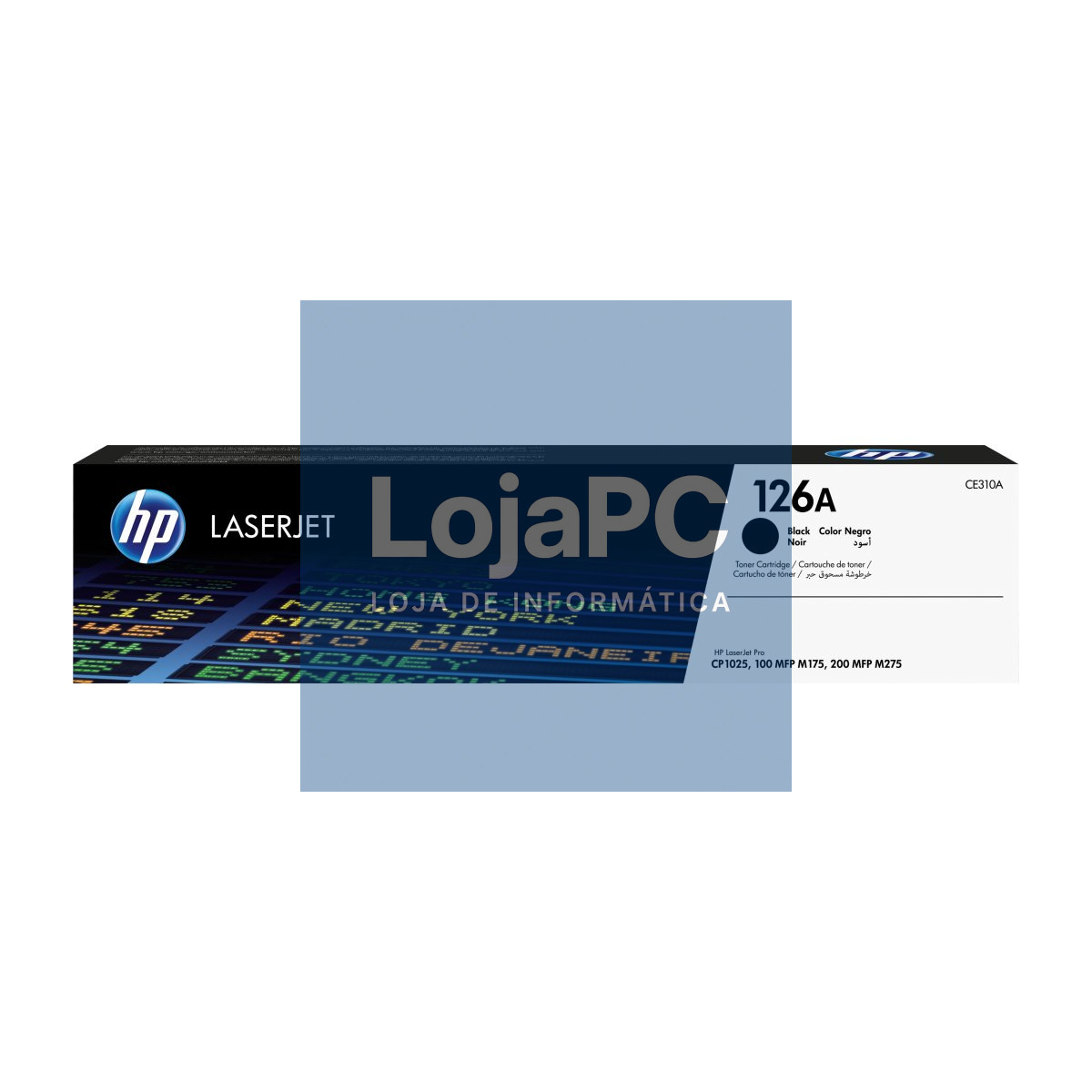 HP 126A original LaserJet Toner cartridge CE310A black standard capacity 1.200 pages 1-pack
