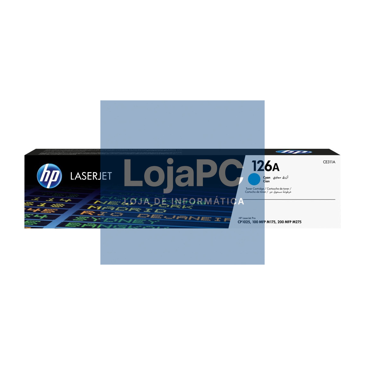 HP 126A original LaserJet Toner cartridge CE311A cyan standard capacity 1.000 pages 1-pack
