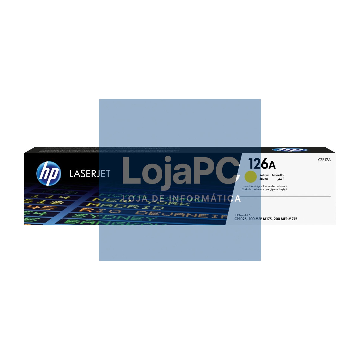 HP 126A original LaserJet Toner cartridge CE312A yellow standard capacity 1.000 pages 1-pack