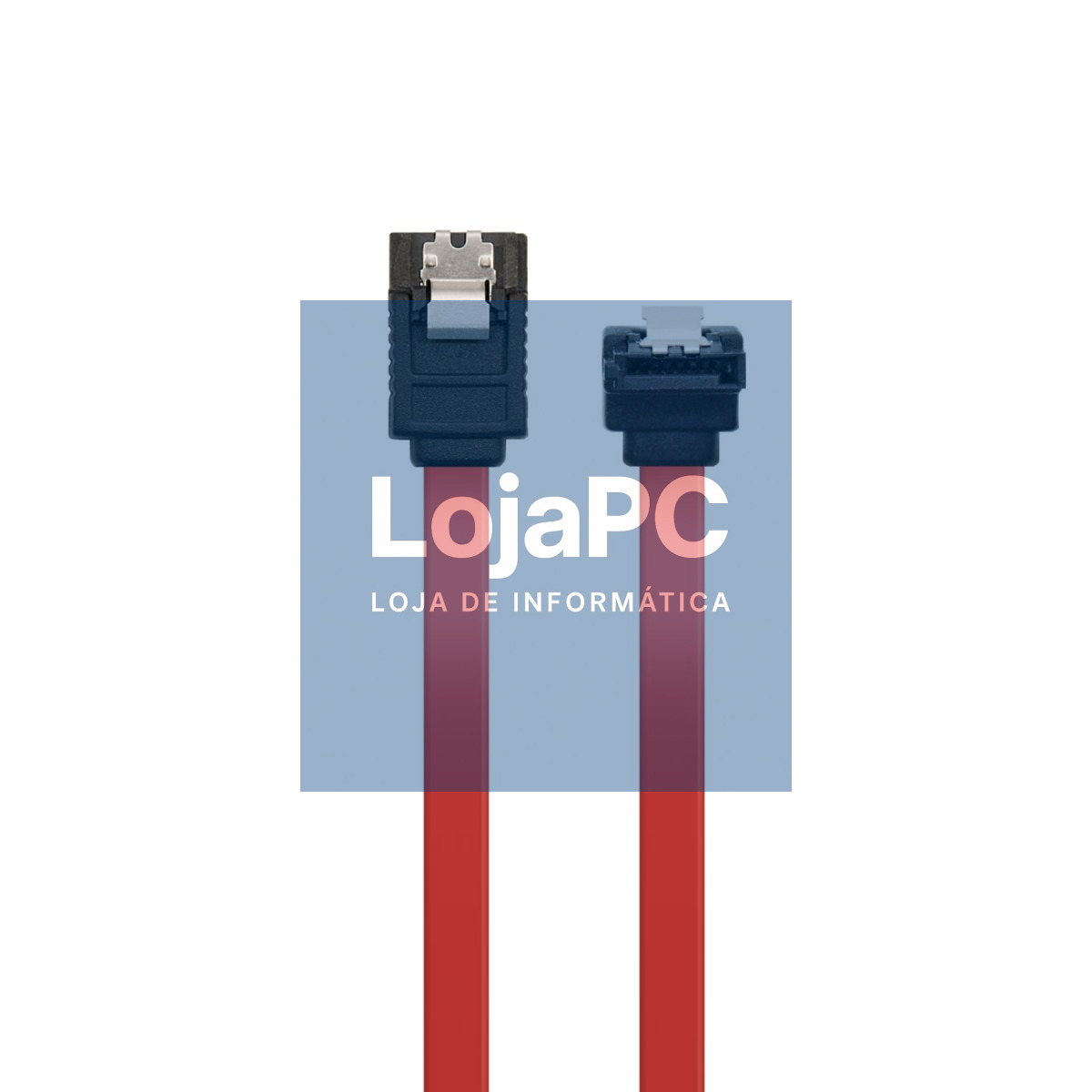 EWENT Cabo Sata 1.5GBits / 3GBits / 6GBits S-ATA L-Type > L-Type 90° com clipe, 0.5m