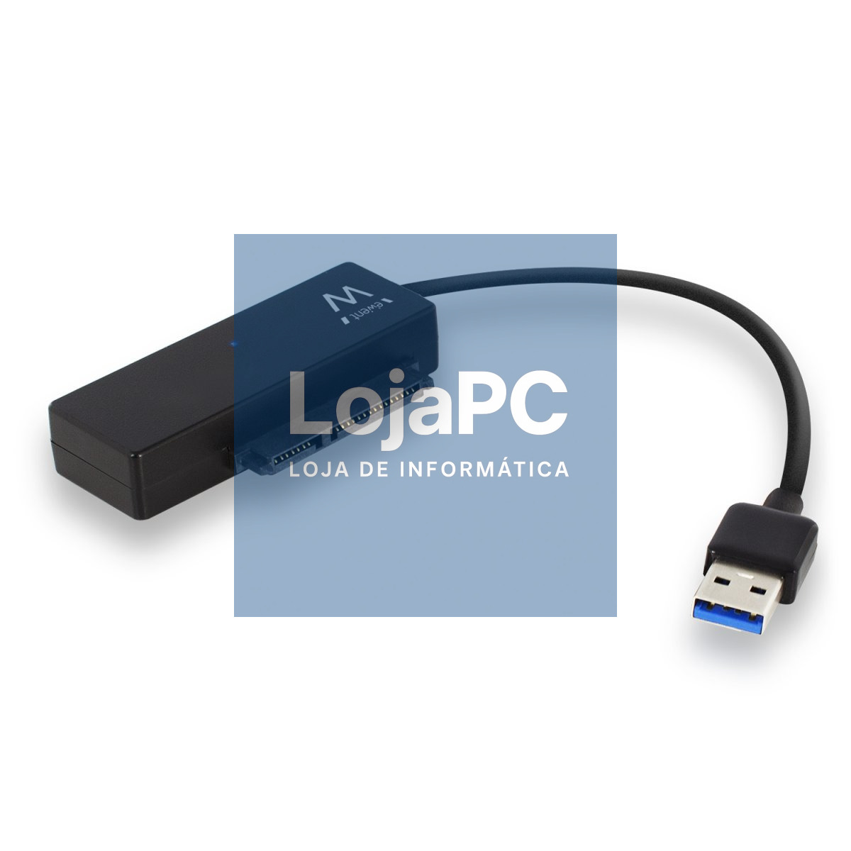 EWENT Cabo Adaptador USB 3.2 Gen 1 para SSD/HDD SATA de 2.5/3.5" com Alimentação