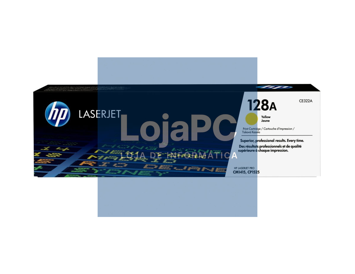 HP 128A original LaserJet Toner cartridge CE322A yellow standard capacity 1.300 pages 1-pack