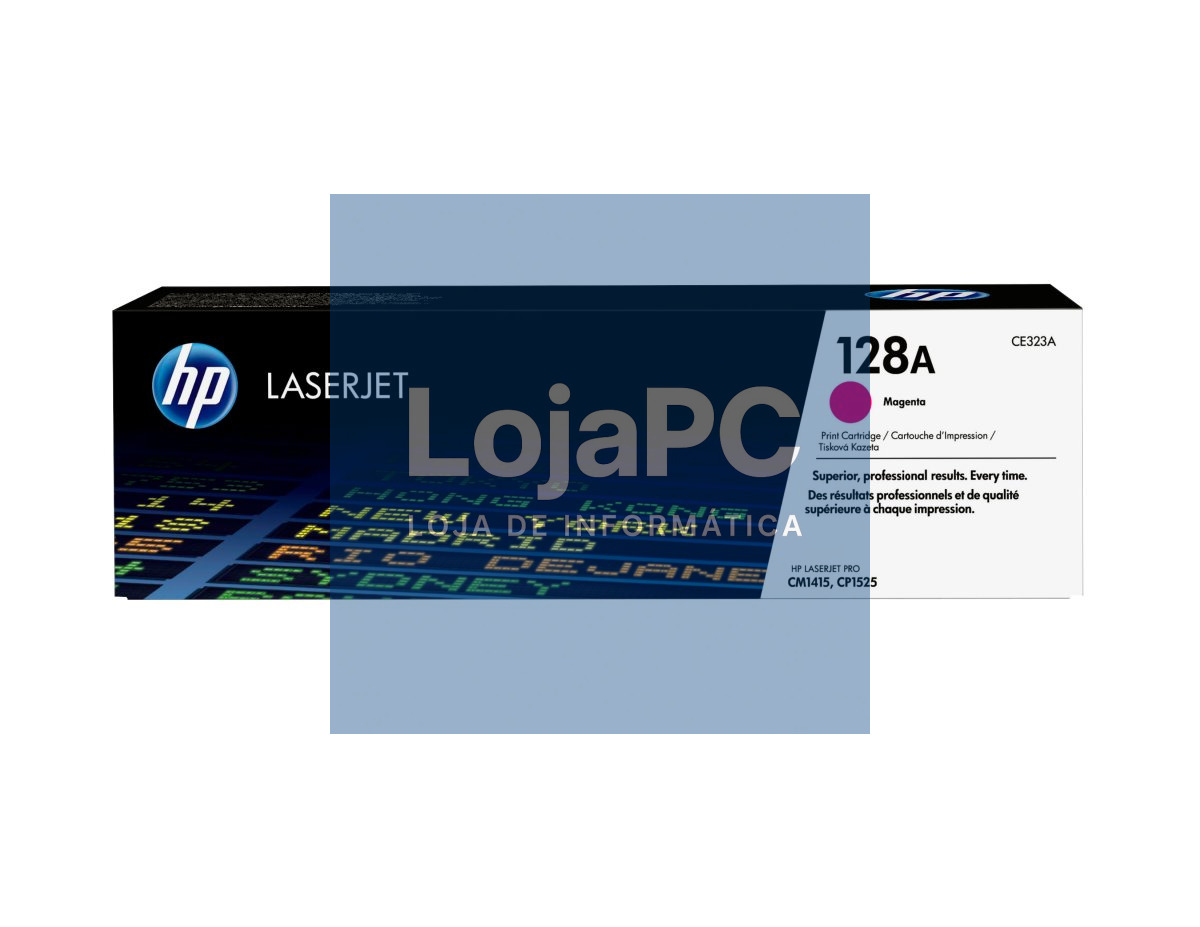 HP 128A original LaserJet Toner cartridge CE323A magenta standard capacity 1.300 pages 1-pack