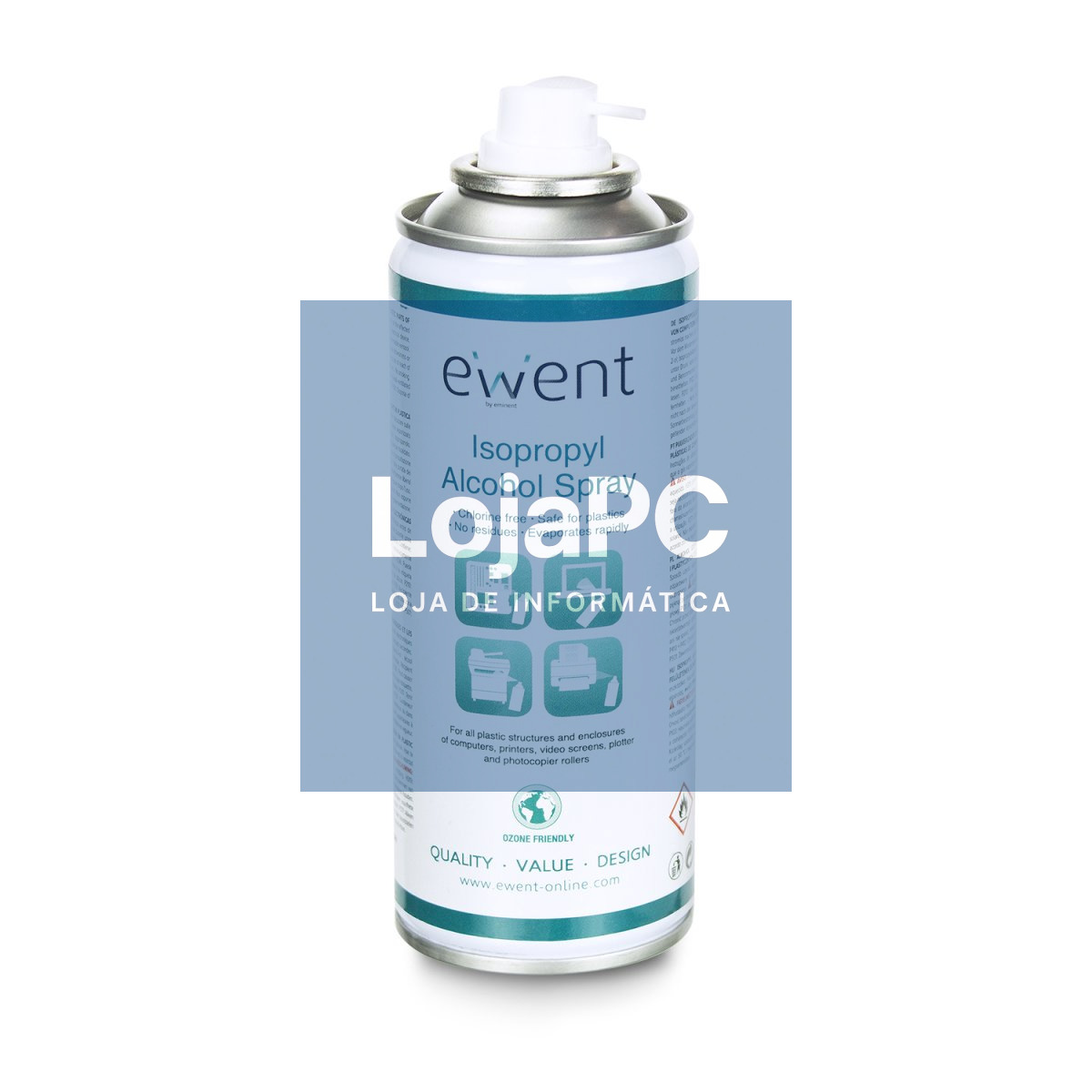 EWENT Spray de Álcool Isopropílico 200ml