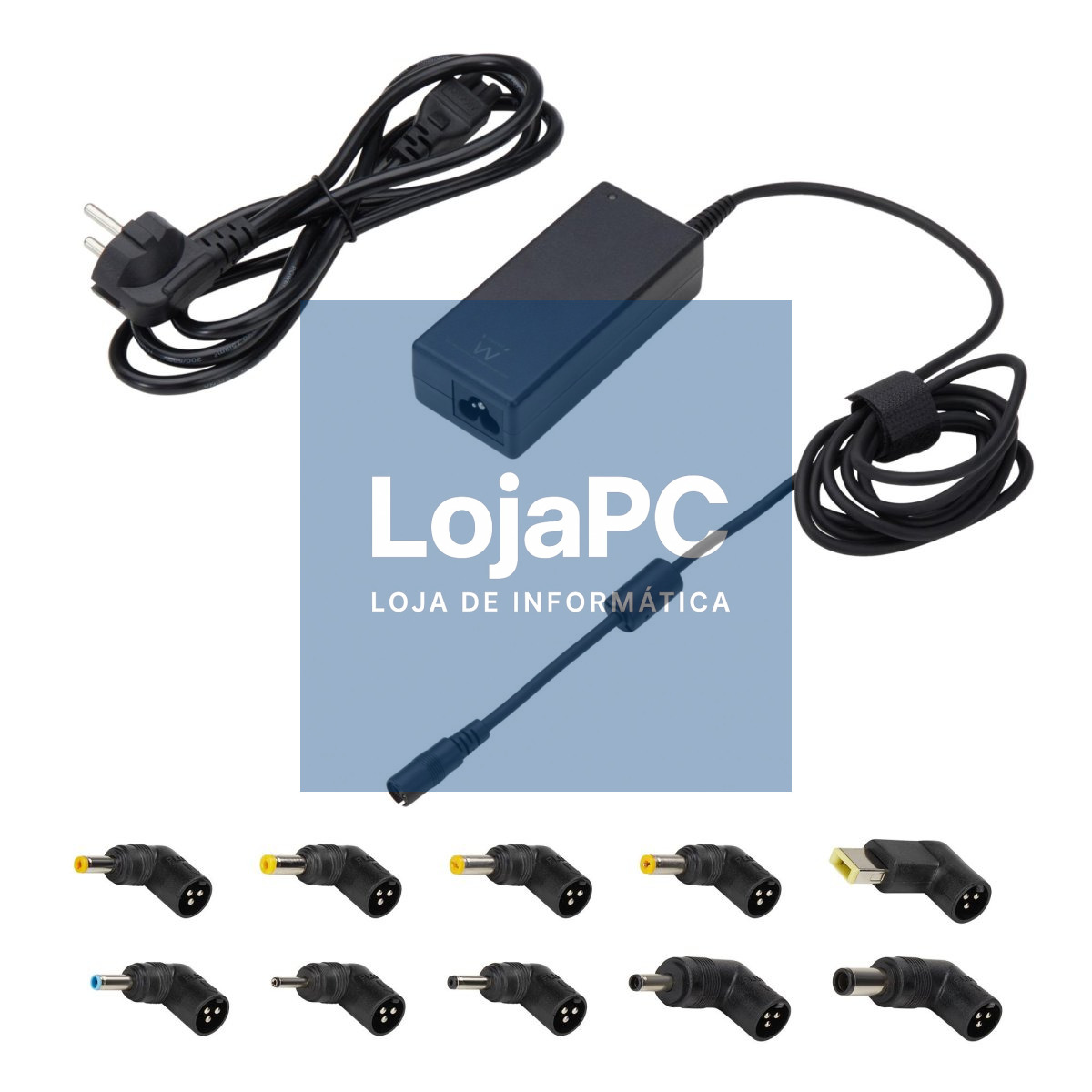 EWENT Carregador Universal Automático 65W, 10 tips, w free tip service