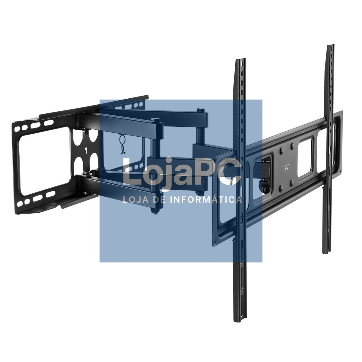 EWENT Suporte TV Full Motion , 3 pivot, 37" - 80", Min VESA 75x75; Max VESA 600x400