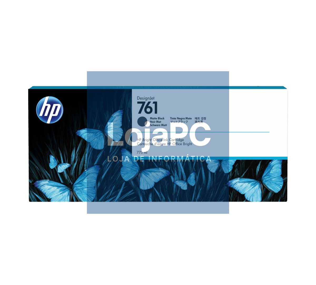 HP 761 original Ink cartridge CM997A matte black standard capacity 775ml 1-pack
