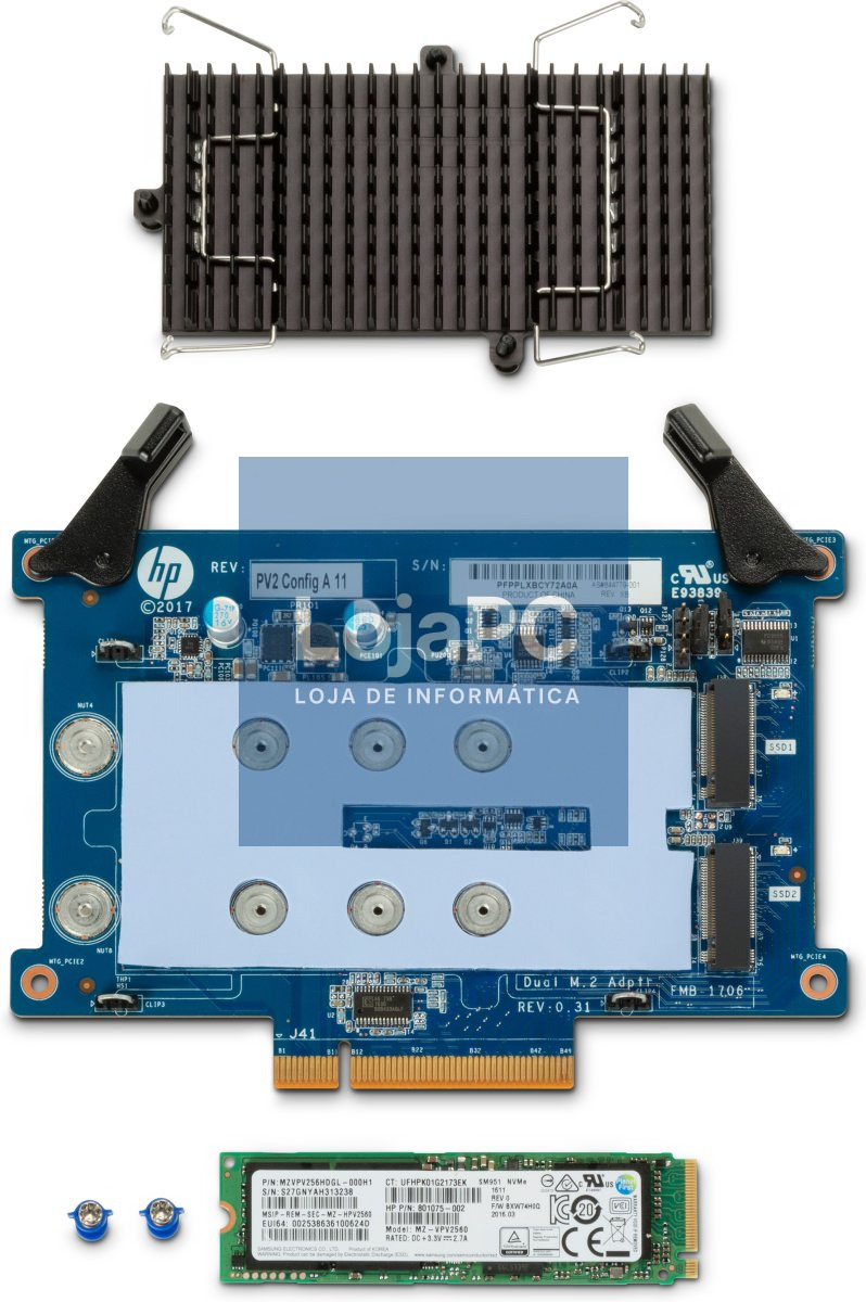 HP Z Turbo Drive 2 TB (HP Z8 G4) Kit SSD TLC