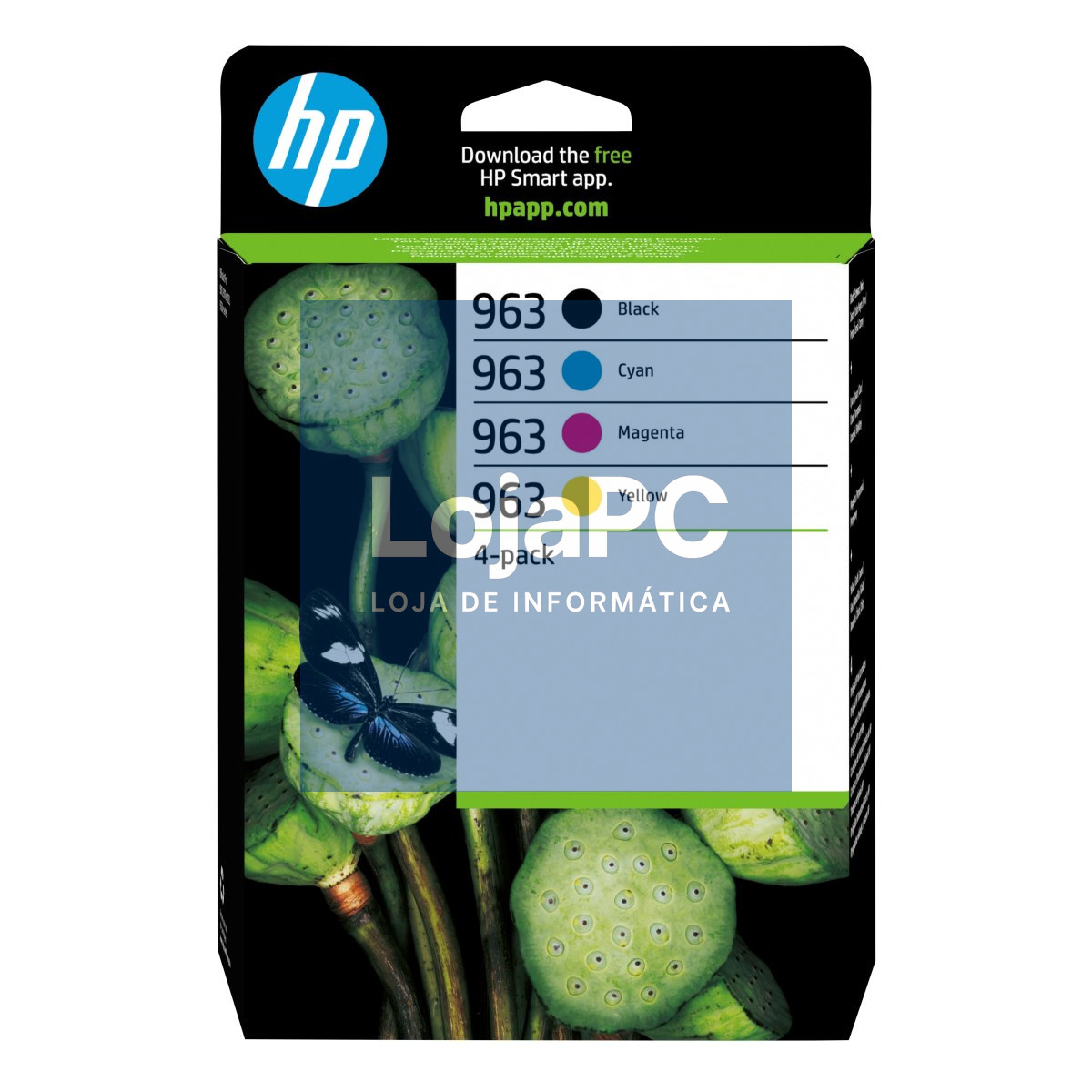 HP 963 CMYK Original Ink Cartridge 4-Pack