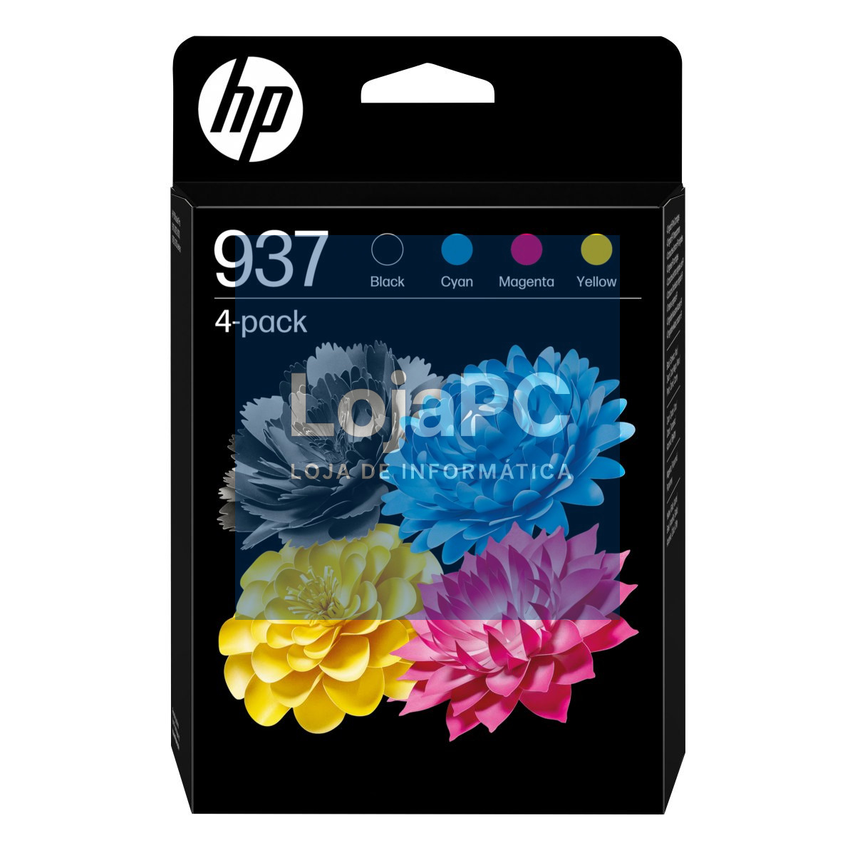 HP 937 CMYK Original Ink Cartridge 4-Pack