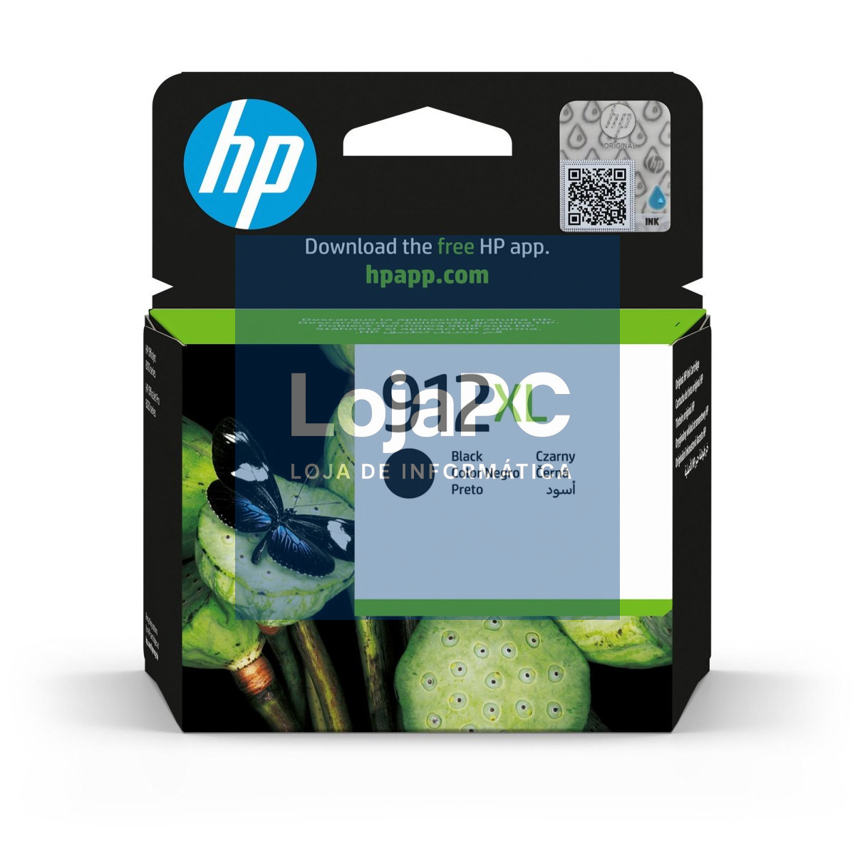 HP 912XL High Yield Black Original Ink Cartridge