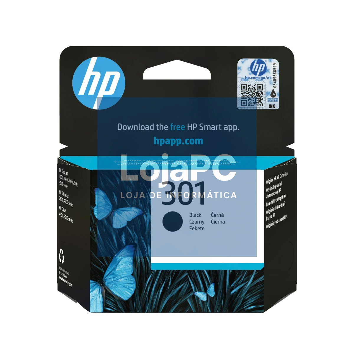HP 301 Black Ink Cartridge