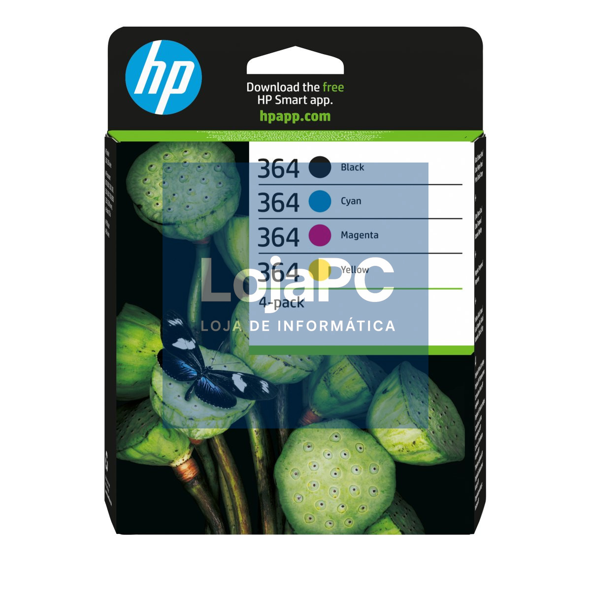 HP 364 CMYK Ink Cartridge Combo 4-Pack